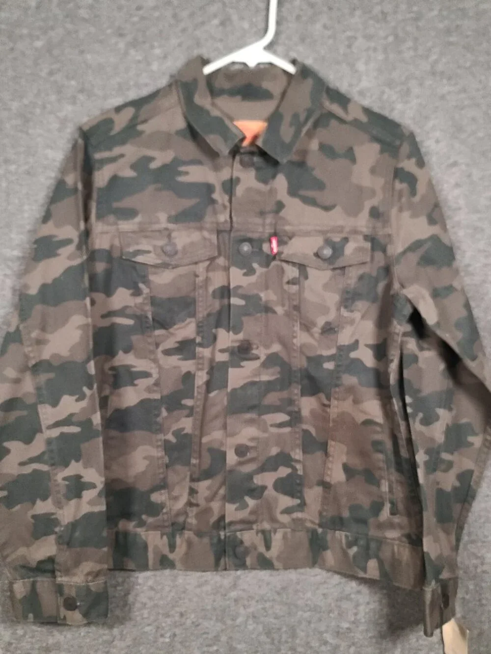 NWT Levi's Youth Camo Jacket Size X-Large 13-15 Years - Picture 1 of 13